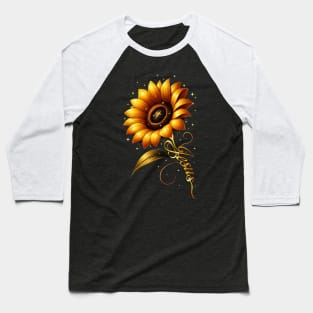 Jesus Sunflower Baseball T-Shirt